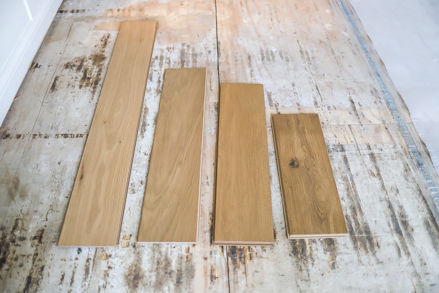 Lock Engineered Hardwood Flooring, Standard Hardwood Floor Plank Width