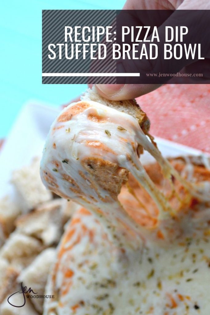 Quick, Easy And Delicious Pizza Dip Stuffed Bread Bowl