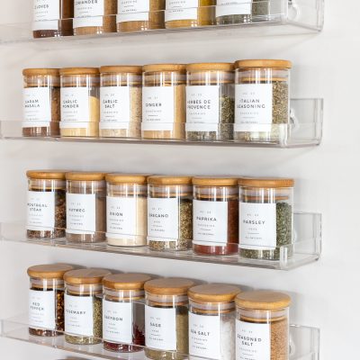 Spice rack organization ideas