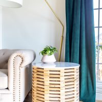 DIY Stacked Side Table
