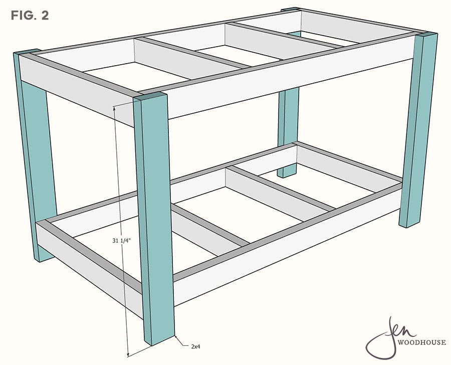 How to build a DIY workbench 2x4