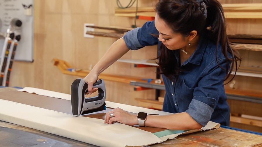 How to make a fabric bulletin board pin board