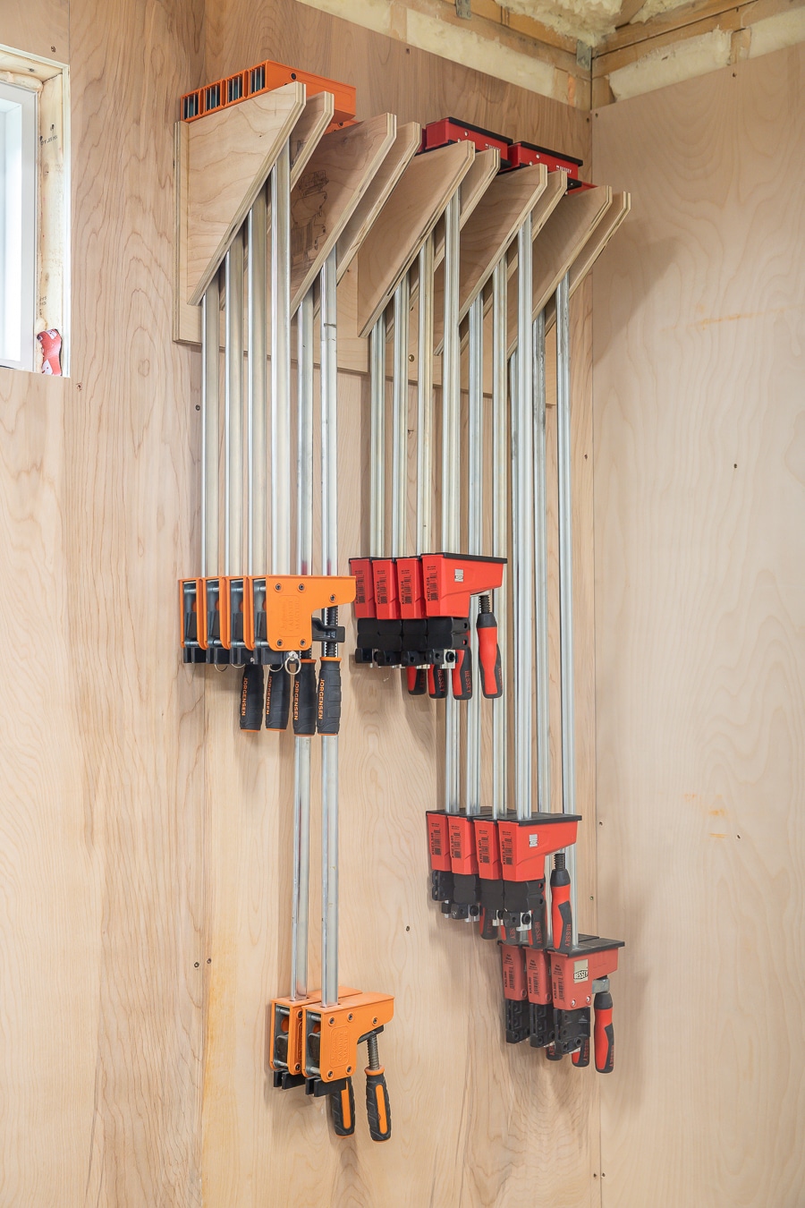 How to build an easy DIY clamp rack from scrap wood