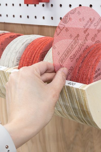 How to make a DIY Sandpaper Storage Organizer From Scrap Wood