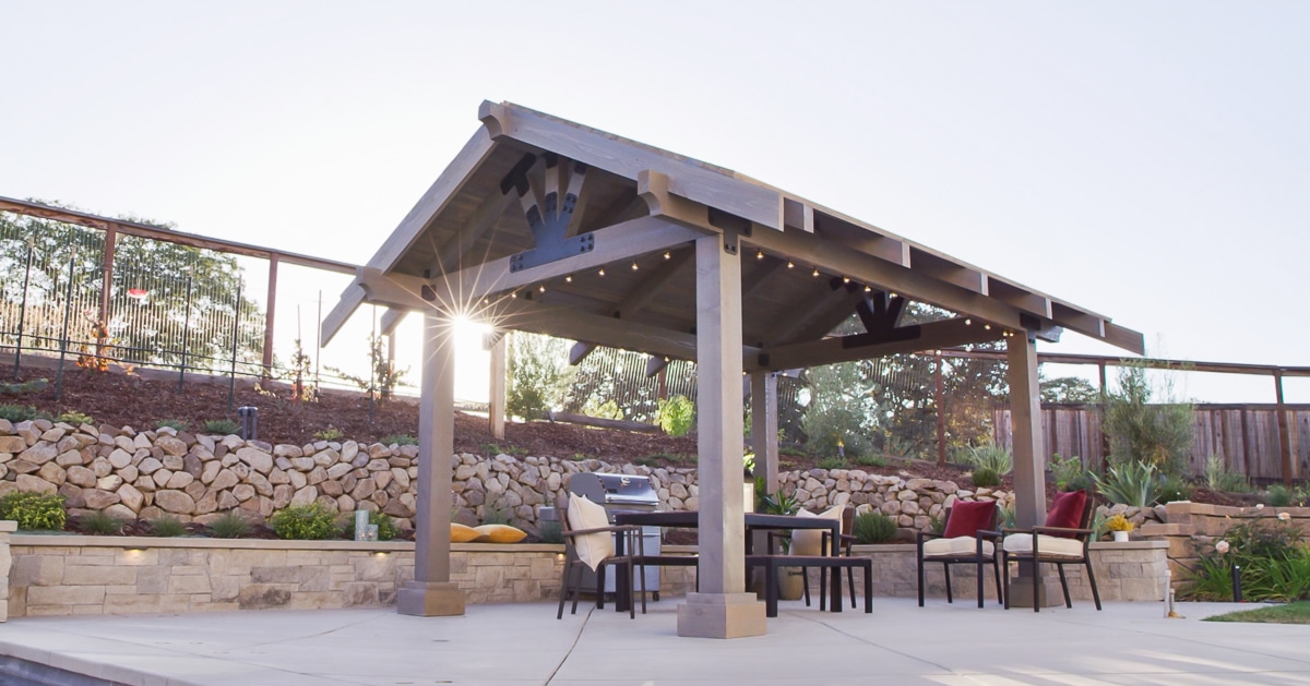 Spruce up your outdoor space by building a pavilion or pergola with Simpson Strong-Tie's new Avant Collection Outdoor Accents Hardware Line!