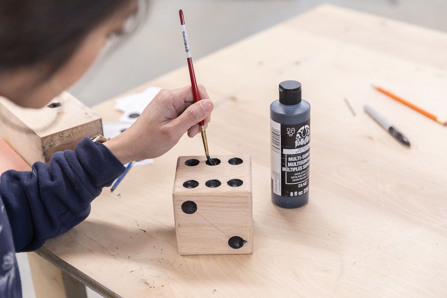 How to make Yardzee DIY yard dice from scrap wood