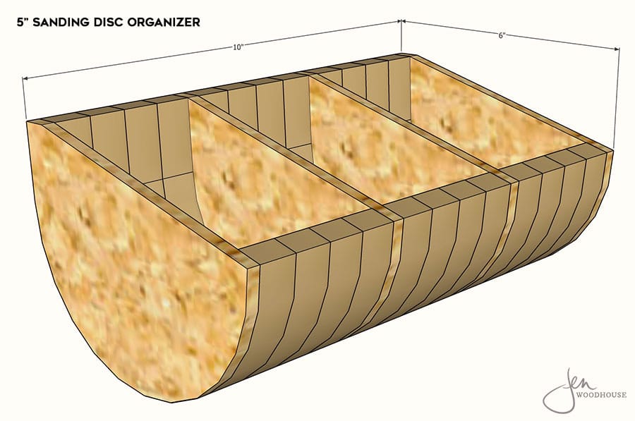 Sandpaper Organizer 