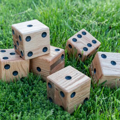 How to make giant yard dice