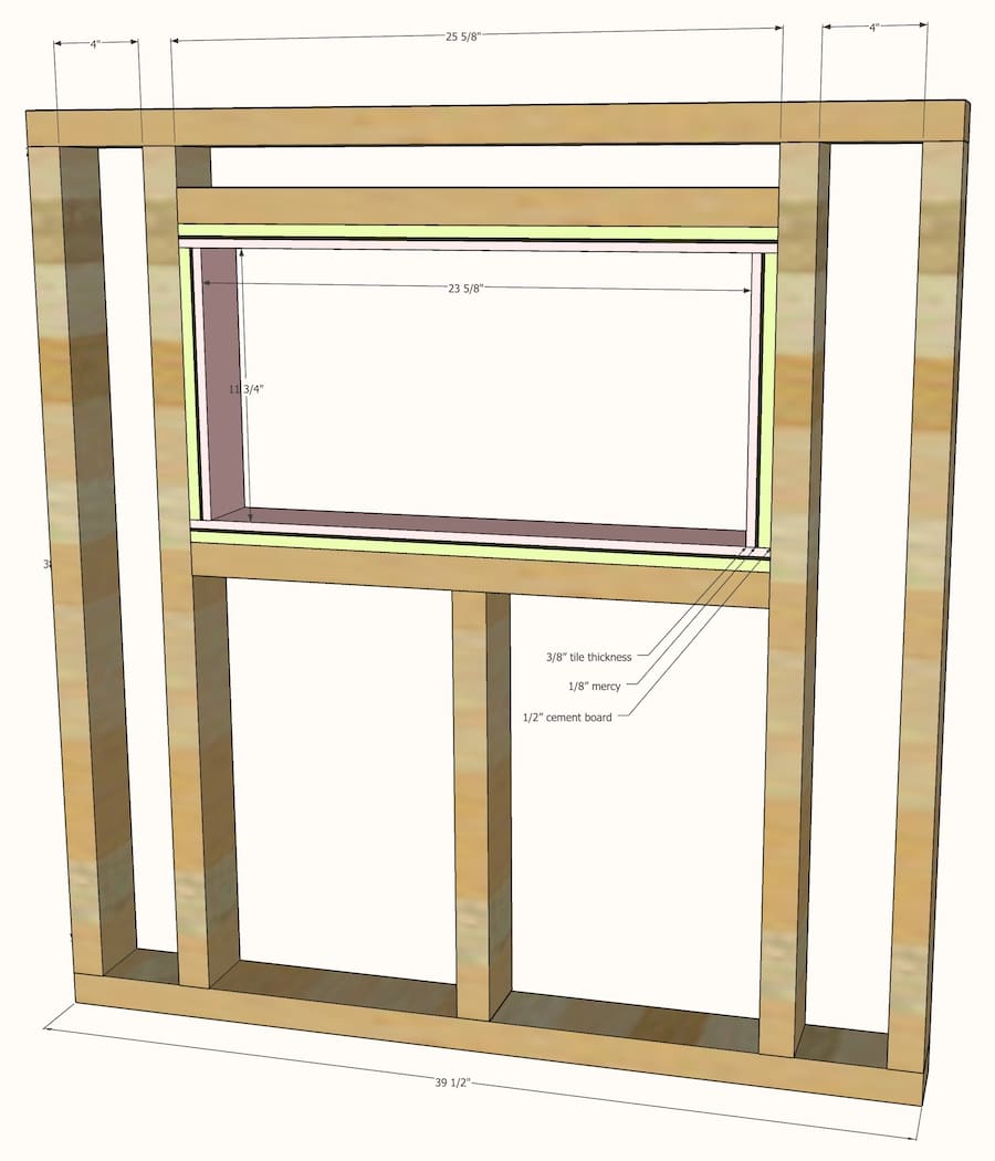 How to plan for a shower niche