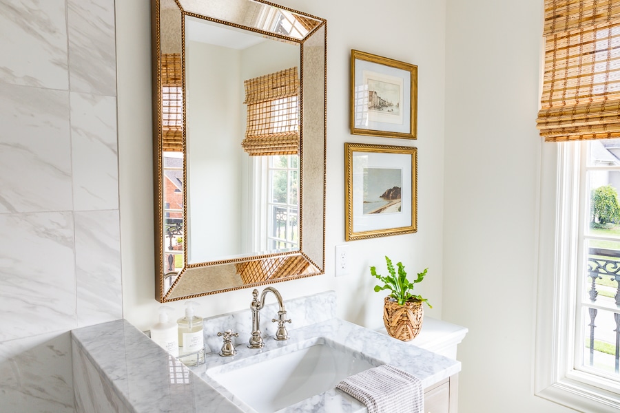 Beautiful small bathroom renovation modern and traditional