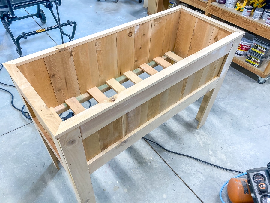 How To Make A Diy Raised Planter With, Standing Garden Box Plans