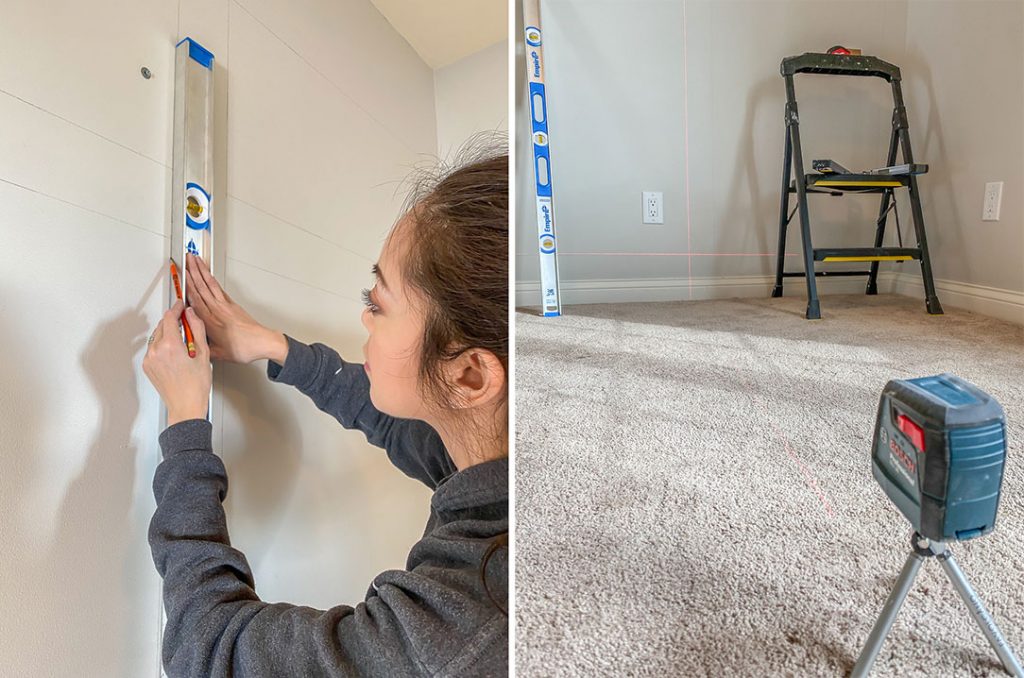 How To Use A Laser Level To Make Sure Wall Is Plumb