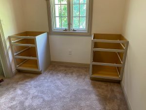 DIY Built-In Bookcases, Cabinets, and Window Bench