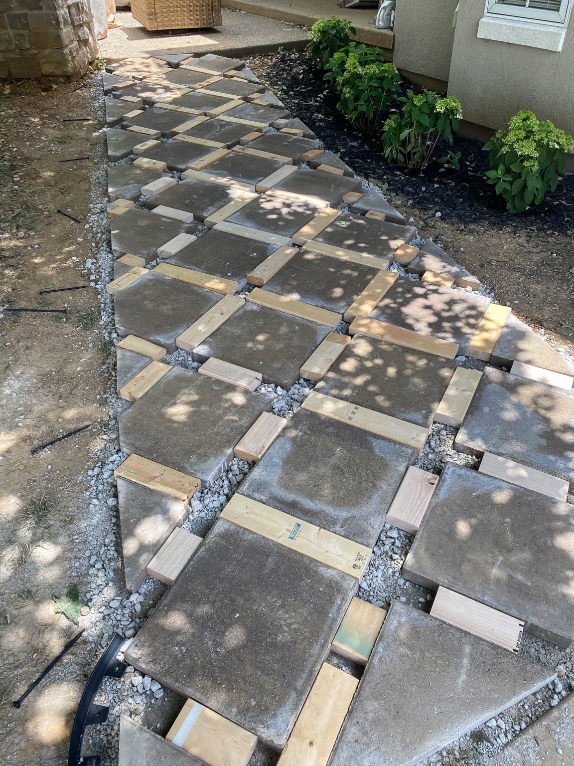 How To Lay A Paver Walkway With Grass In Between