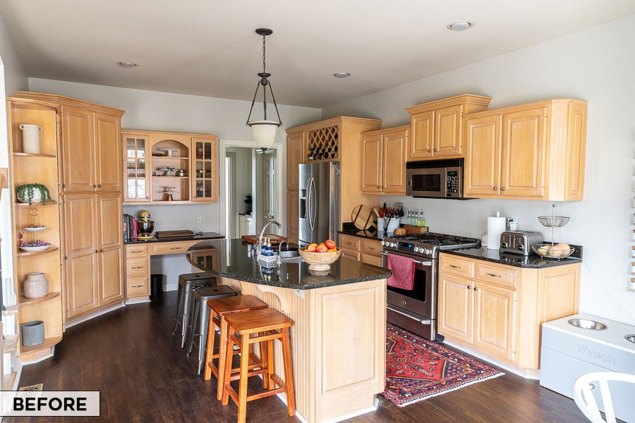 Kitchen Design Idea - Hide Pull Out Trash Bins In Your Cabinetry