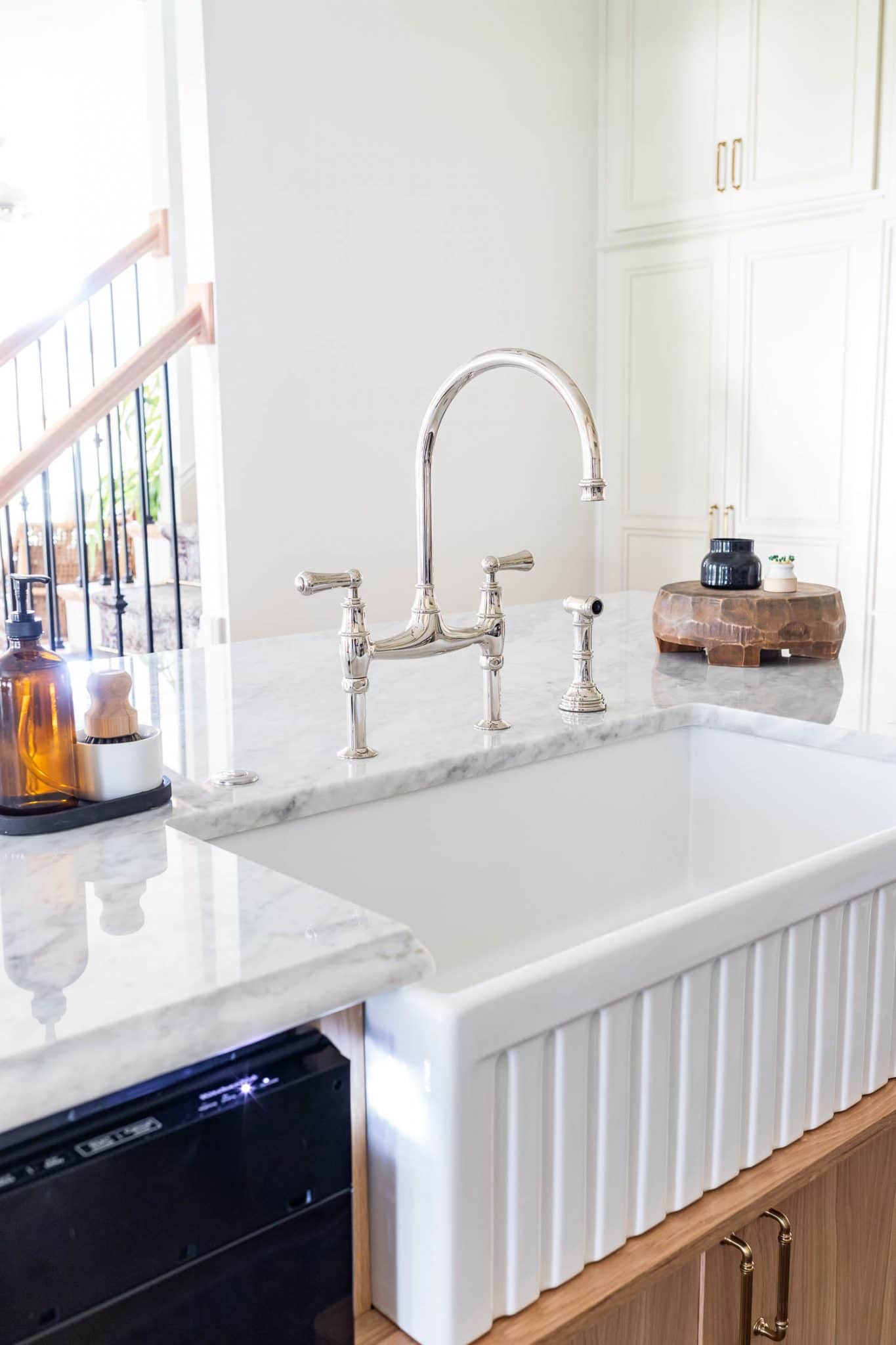 Our Beautiful New Bridge Faucet And