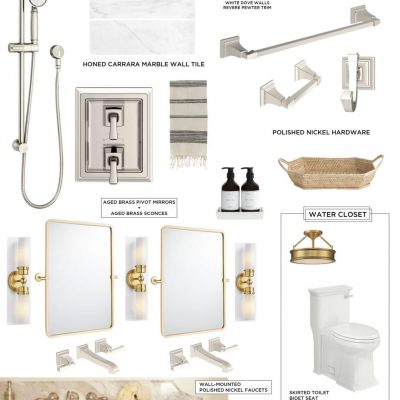 Our Primary Bathroom Remodel: Design Plans and Mood Board!