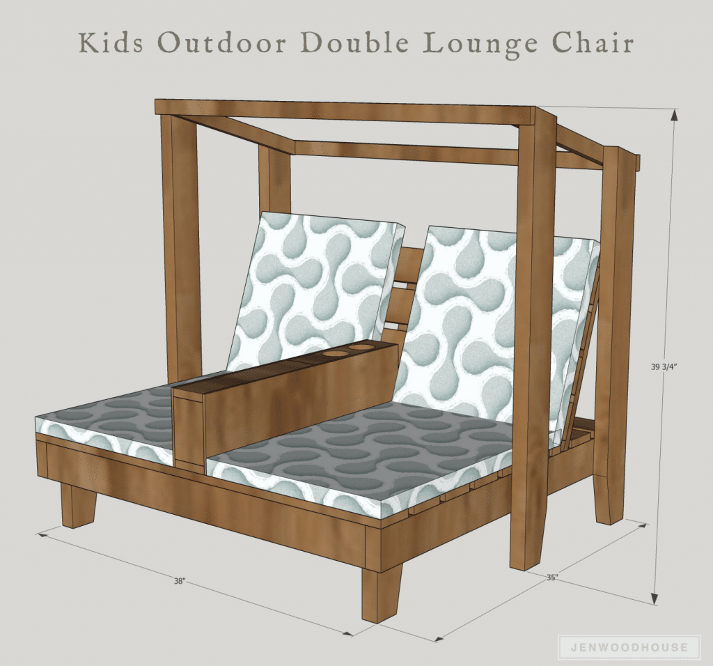 Kids discount double lounger