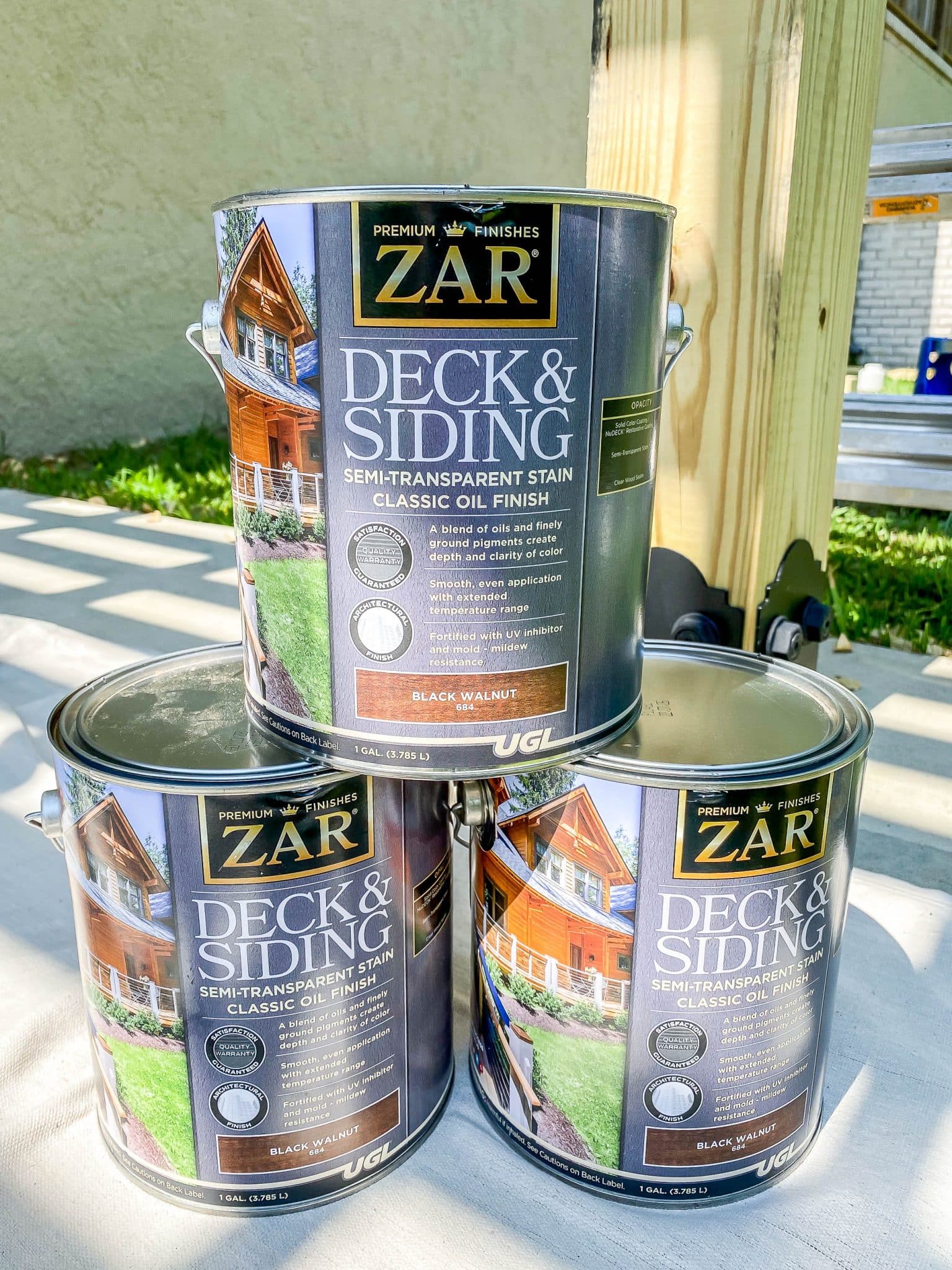 ZAR® Deck & Siding Semi-Transparent Stain