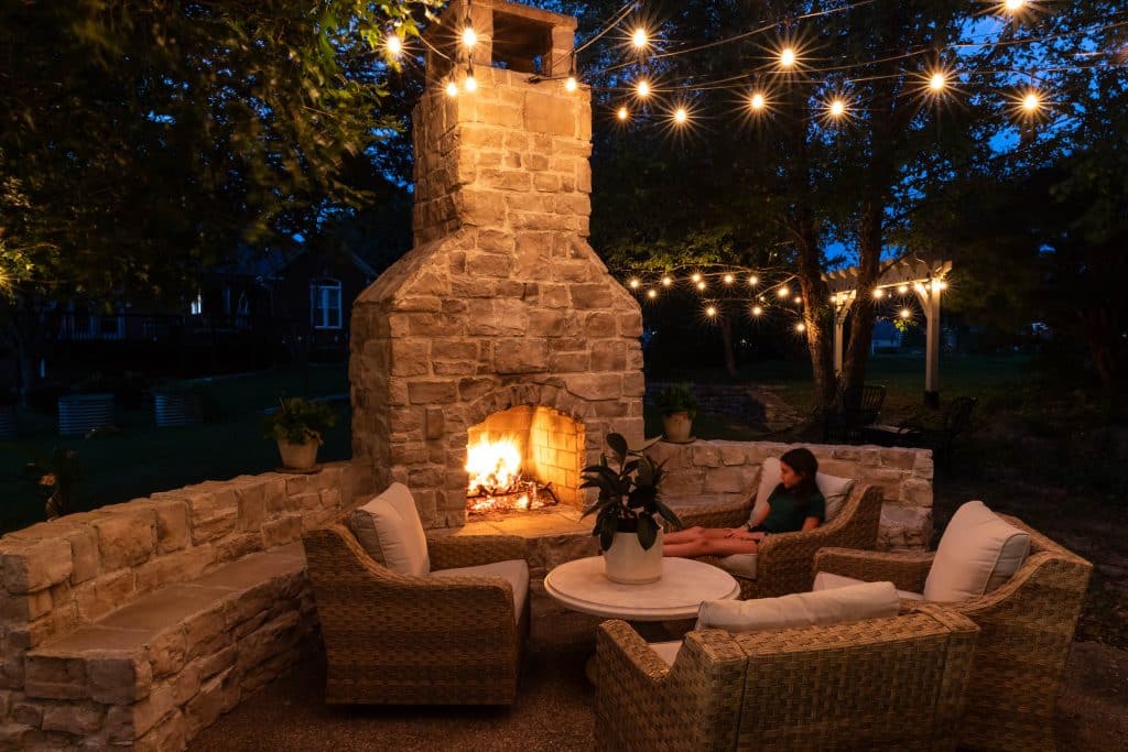 Outdoor Fireplace Repair and Refresh