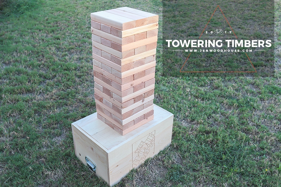 How to make a DIY giant Jenga yard game