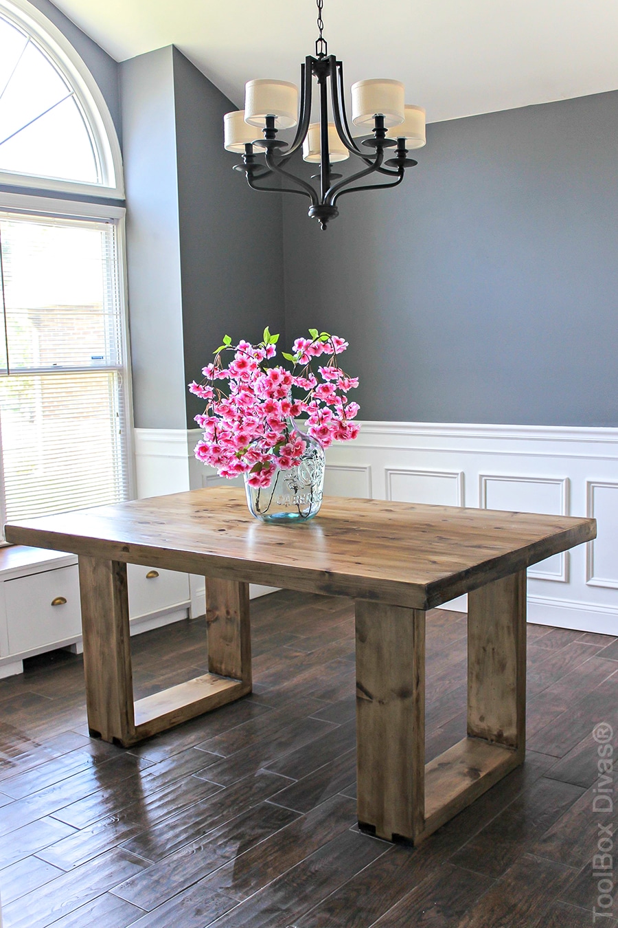 DIY Husky Modern Dining Table