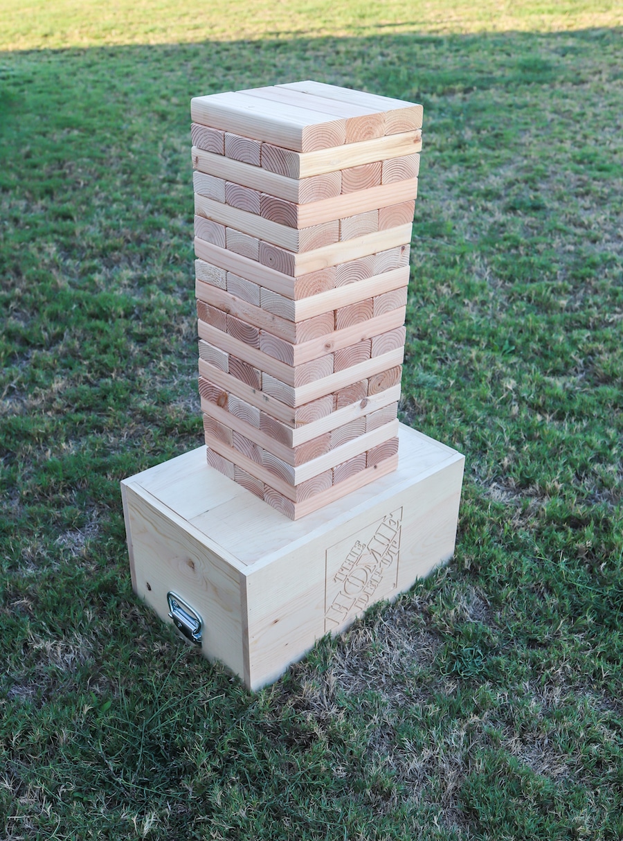 backyard jenga blocks