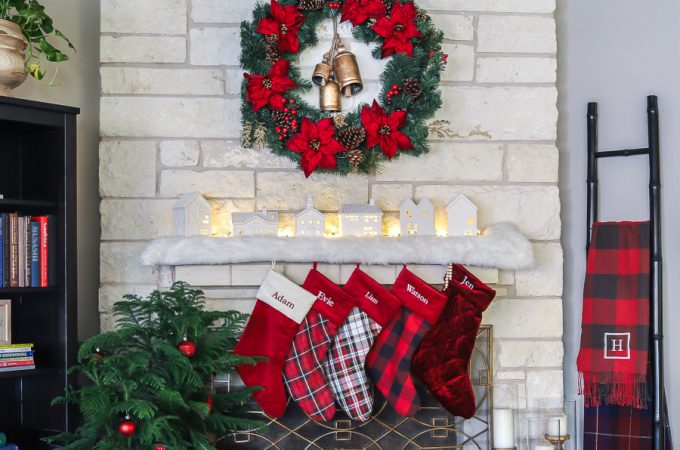 Christmas mantel decorating ideas