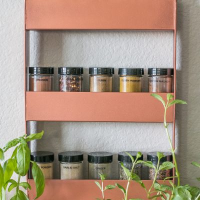 Copper Spice Rack