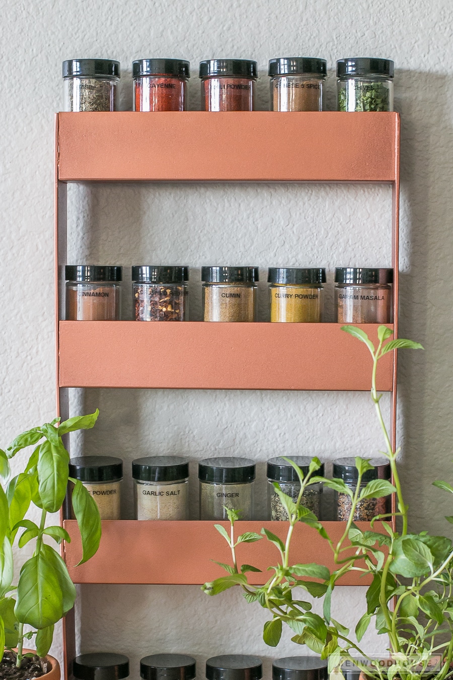 Copper spice rack sale