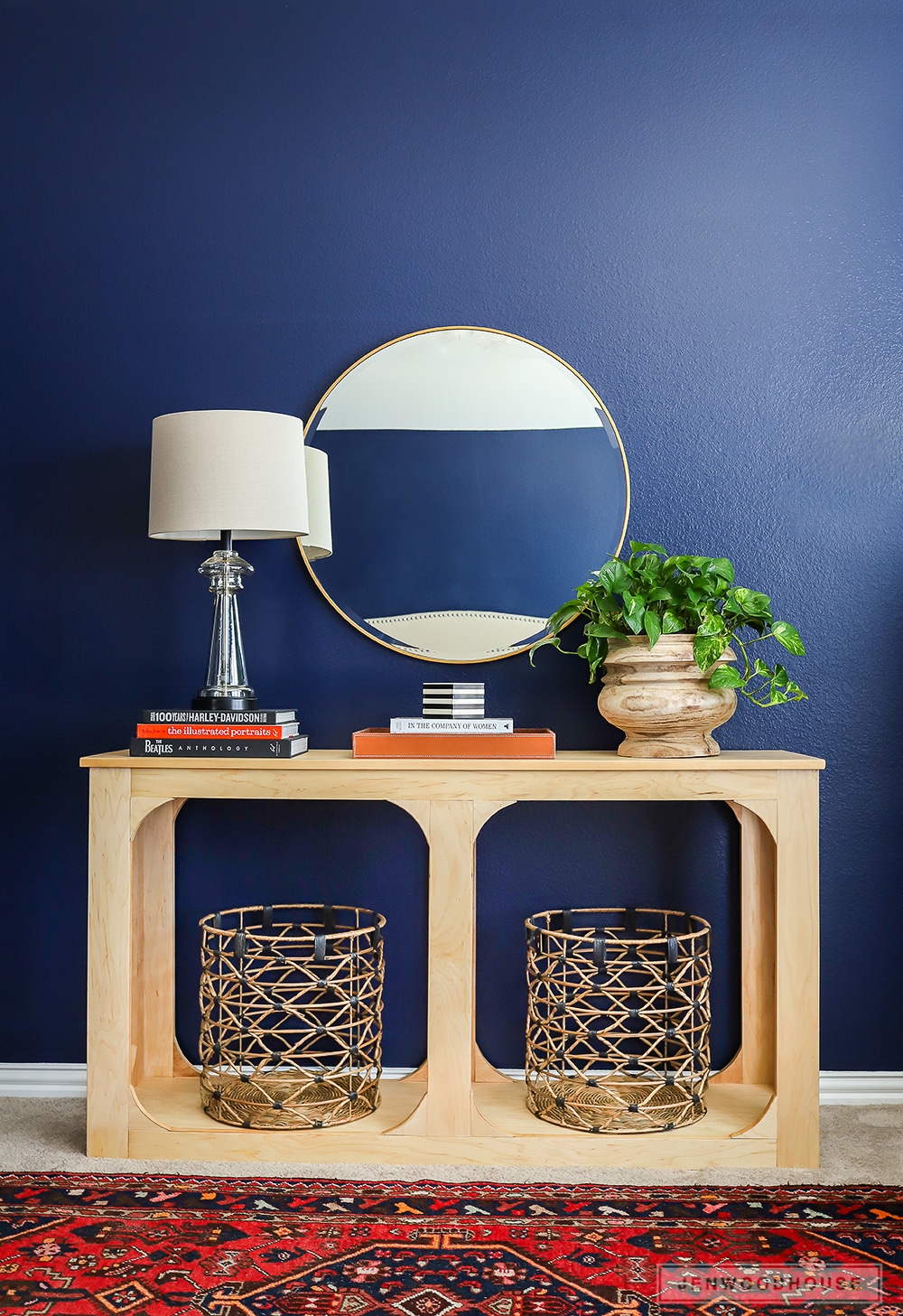 How to build a DIY console table from one sheet of plywood