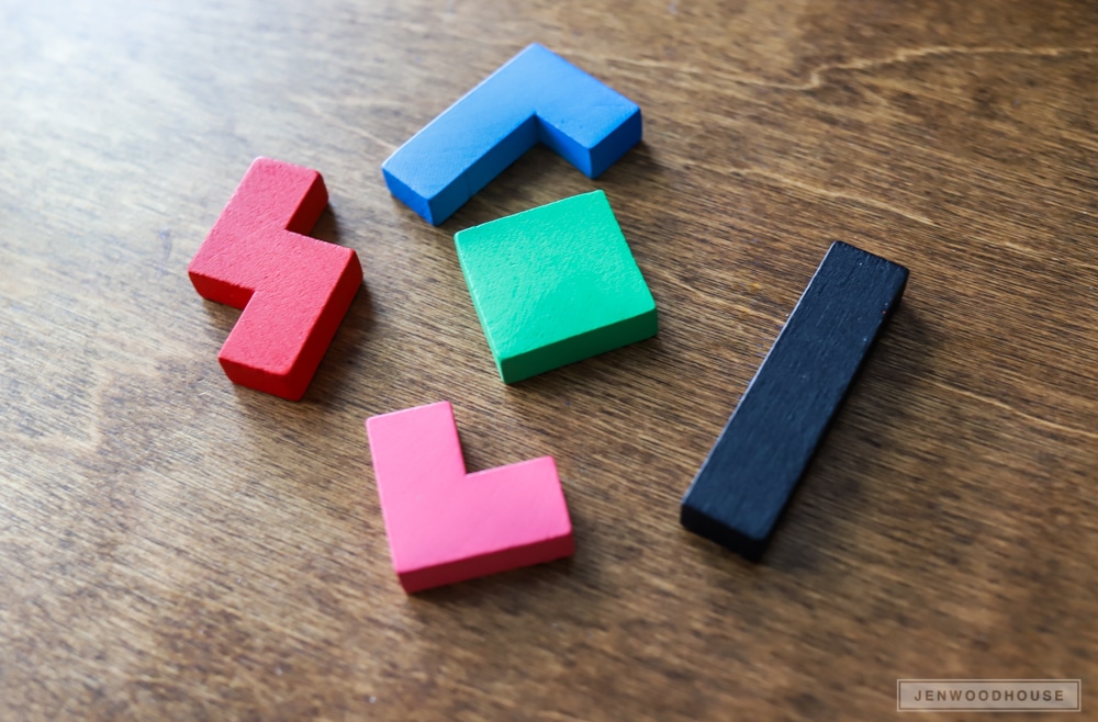 How to make a DIY wood Tetris game