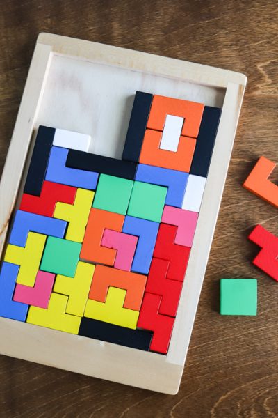 How to make a DIY wooden Tetris puzzle