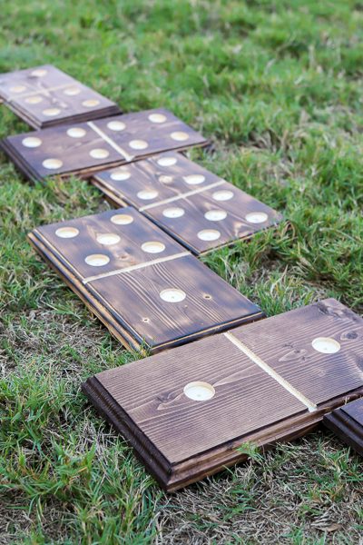 How to make DIY giant yard dominoes