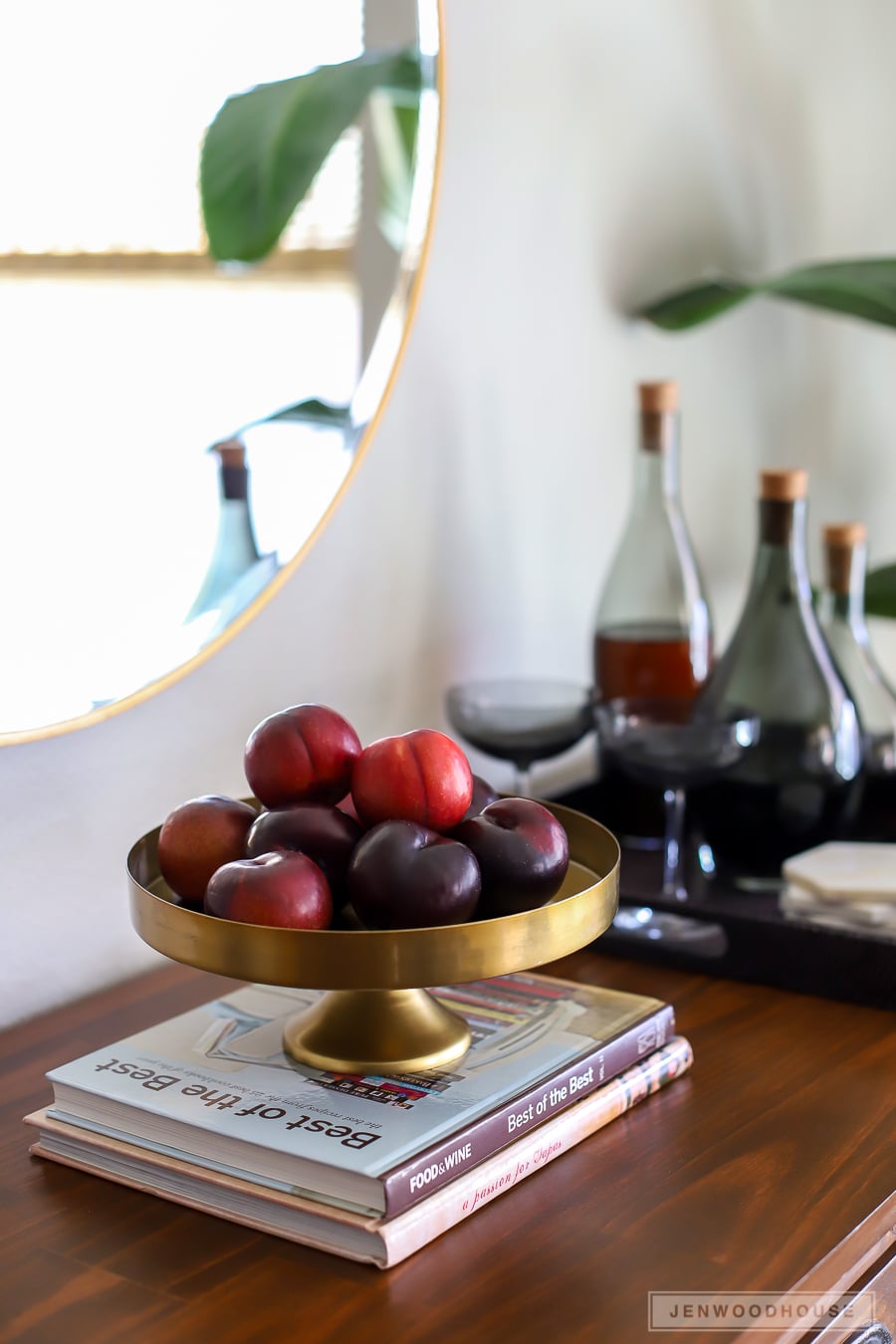 Dining room decorated for Fall