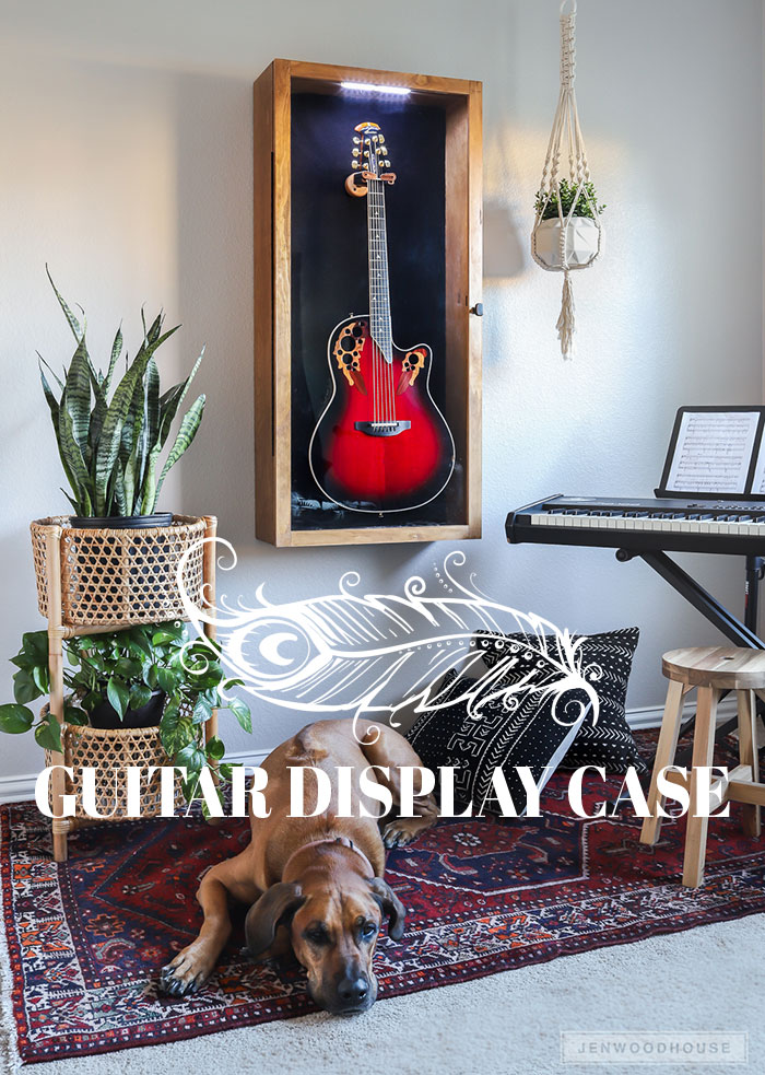 custom guitar display case