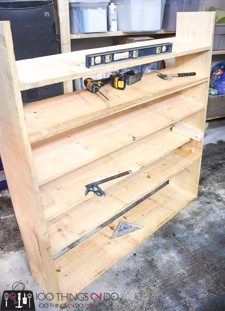 Garage Shoe Rack