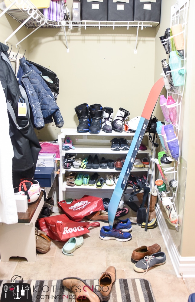 Shoe Storage Solutions- DIY Shoe Shelf Organizer - Keeping it Simple