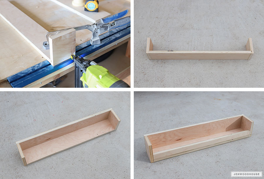 Make a DIY stocking hanger box for Christmas