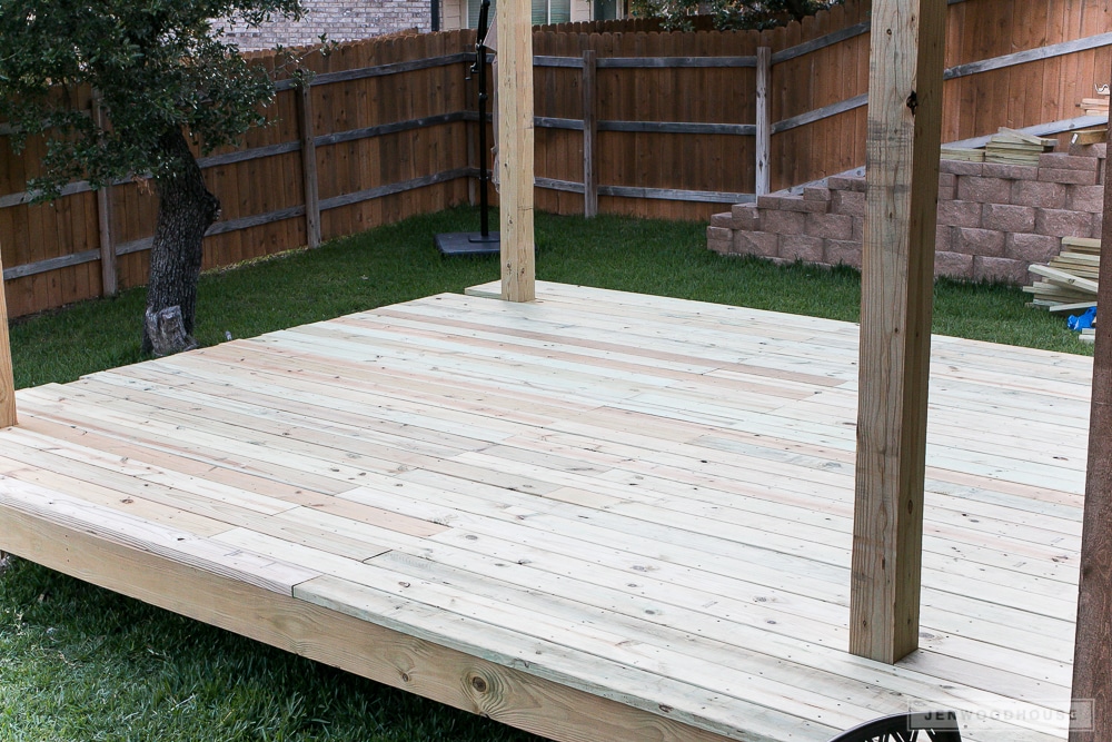 Floating deck how-to