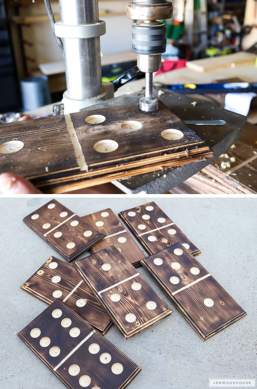 How to make DIY giant yard dominoes