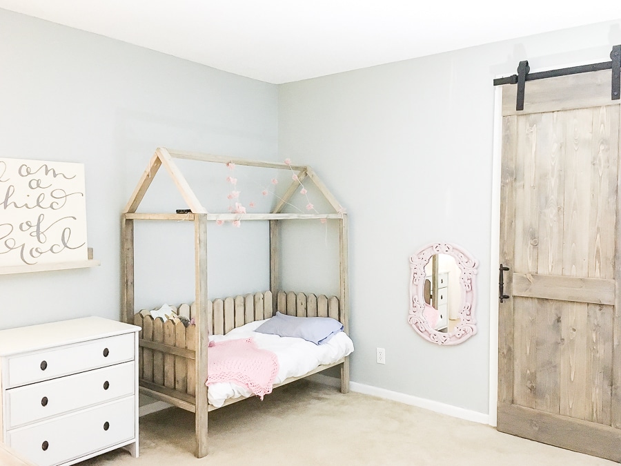 DIY Toddler House Bed