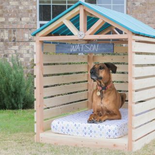 How to build a DIY doghouse gazebo
