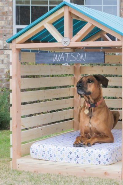 How to build a DIY doghouse gazebo