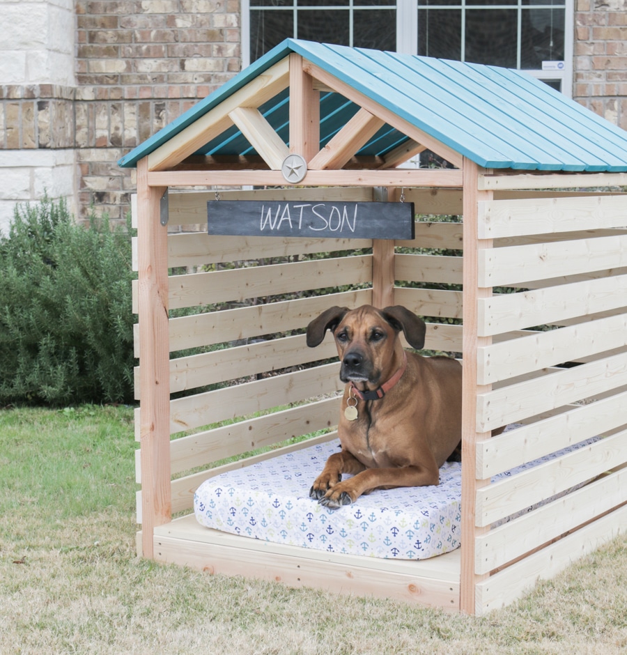 DIY doghouse gazebo