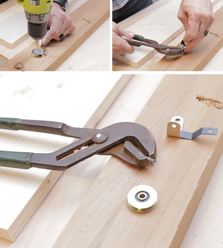 How to build a miniature sliding barn door