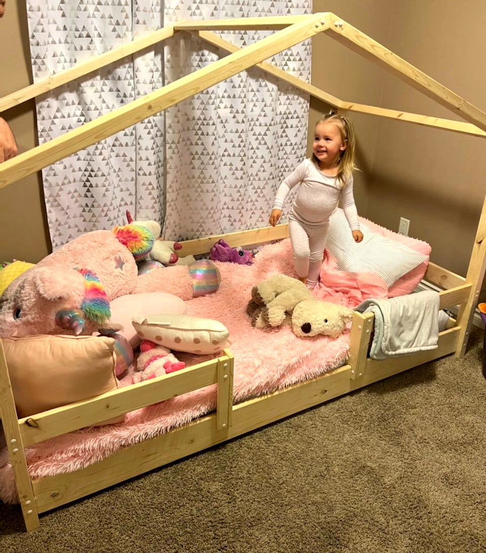 Toddler/Child's house bed frame
