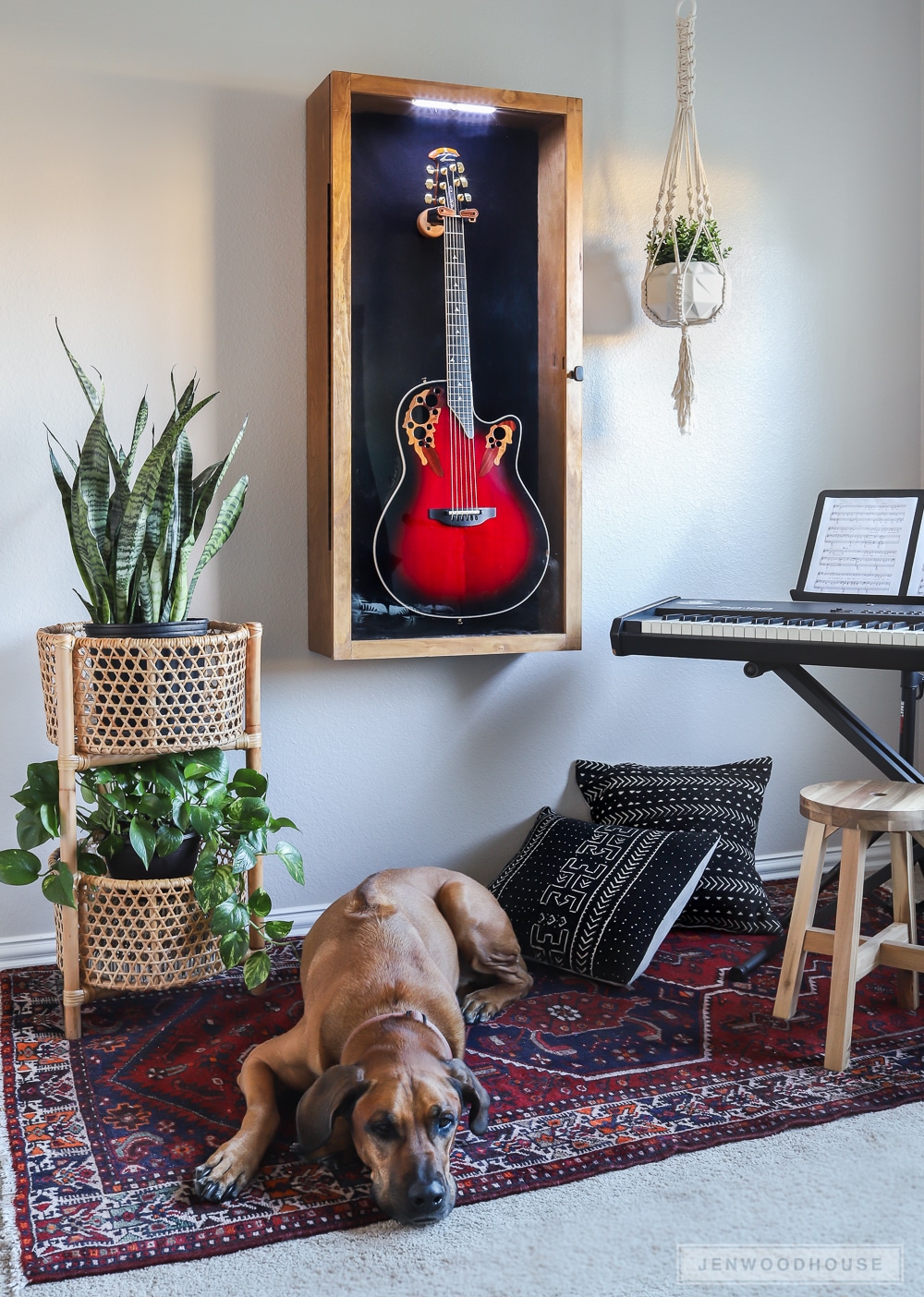 How To Build A DIY Guitar Display Case