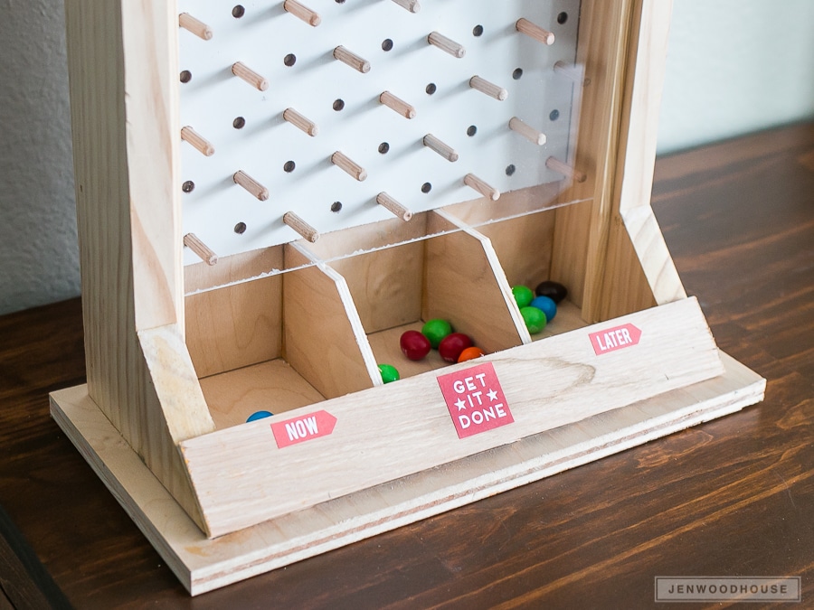 wooden candy dispenser