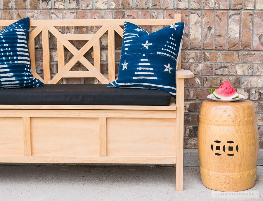 Patriotic decor for front porch